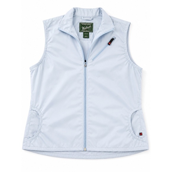 Woolrich Jackets & Blazers - Woolrich Women's Lightweight Zip Front Vest Light Blue Size Large Outdoor Casual